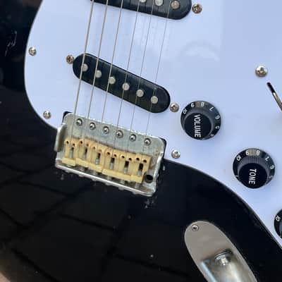 1975 Greco Stratocaster ... Khruangbin Mark Speer WIRING + NYLON Saddles + FLAME MAPLE NECK + Unique TREM claw see trough! (MADE IN JAPAN Lawsuit Era + Gigbag) ... Matsumoku Built – Pre-Serial Vintage image 17