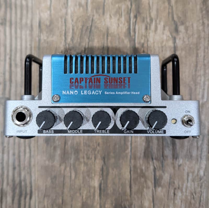 Hotone Nano Legacy Captain Sunset 5-Watt Guitar Head 2010s - Blue image 1