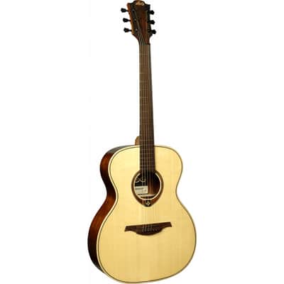 Lag T88A Tramontane 88 Auditorium Solid Spruce Top Khaya Neck 6-String Acoustic Guitar image 2