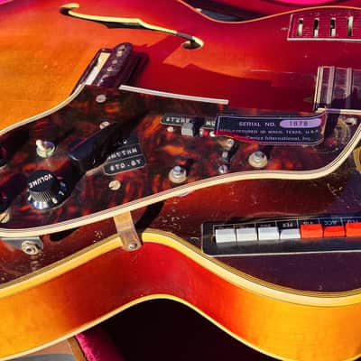 1965 Gibson Johnny Smith D - Guitorgan Guitar Synth Project Sunburst image 10