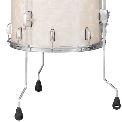 Pearl Session Studio Select Nicotine White Marine Pearl 14x14" Floor Tom Drum w/Legs Birch/Mahogany Dealer image 1