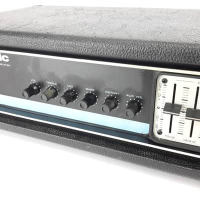 Vintage Acoustic Model 450 / Solid State Bass Amp Head 170 Watts w/ Footswitch image 8