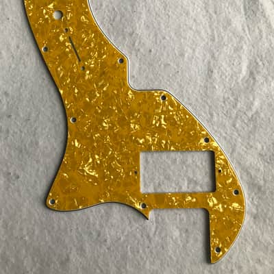 For Fender US Telecaster Thinline/Tele 69 PAF Guitar Pickguard,4 Ply Gold pearl image 1