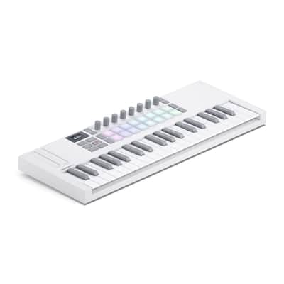 Novation Launchkey Mini 37 MK4 USB/MIDI Controller Keyboard, White image 2