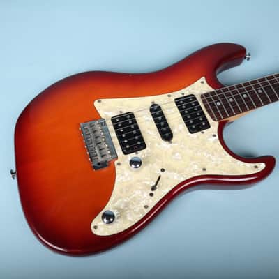 1998 Ibanez Blazer BL825 Series HSH Red Sunburst Electric Guitar image 11