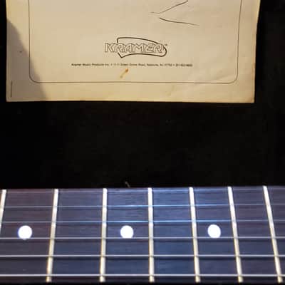 Kramer Ripley Stereo  Guitar RARE! 1985 - Black image 11