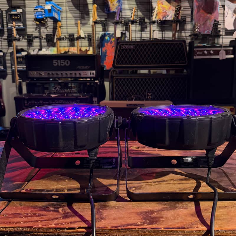 Venue Thinpar 64 DMX LED Multi Color Stage Lights 2x image 1