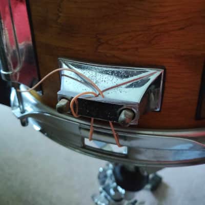 Incredibly Rare! Remo MasterEdge Snare Drum 10x6 (90's) - Natural/Wood (Including Snare Stand) image 3