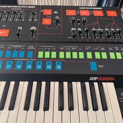 ARP Quadra Polyphonic Analog Synthesizer 1978 - 1981 - Black / Orange image 3