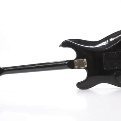 1980's Cort Black & Red Electric Guitar w/ Jackson Style Headstock #43829 image 11
