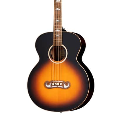 Epiphone El Capitan J200 Studio Acoustic Bass Guitar Sunburst image 1