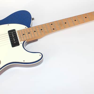 Reverend Pete Anderson Eastsider T P90 Wildwood Music Exclusive • Blue Sparkle • SKB HC image 1