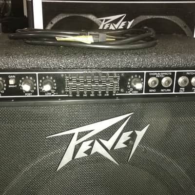 Peavey DataBass Digital / Bass Amp w/ "Cush Case" road case 450-Watt 1x15" Bass Combo 1980s - Black image 8