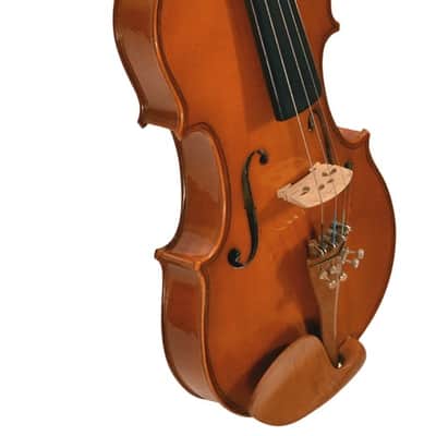 Adagio EM-100-1/4 Spruce Top Rosewood Fingerboard 1/4 Size Violin Outfit w/Lightweight Case & Bow image 2