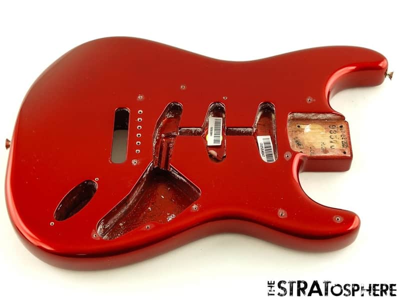 Fender AV II American Vintage 1965 Strat BODY Nitro Alder Candy Apple Red image 1