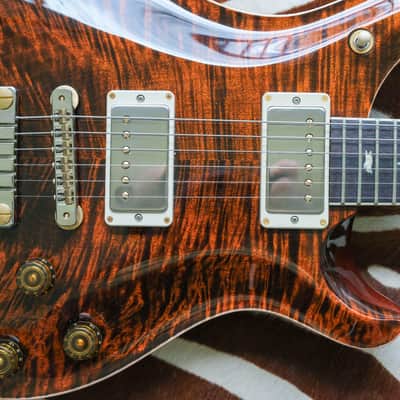 Stunning Guitar . . . Orange Tiger PRS McCarty 594 10-Top! image 13