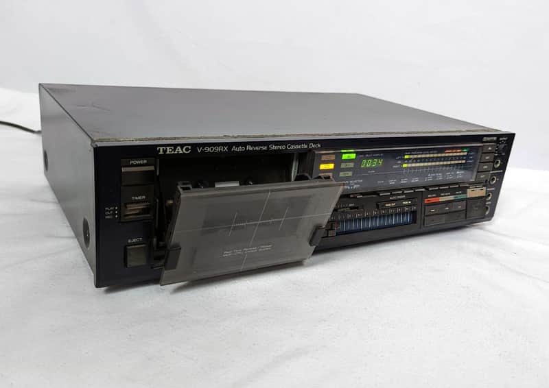 TEAC V-909RX Stereo Cassette Deck - Player / Recorder - 1983 | Reverb