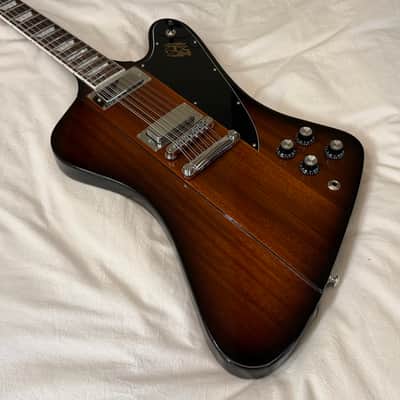 One of a Kind Gibson Firebird V-12 Custom Modified 12-String Guitar - Vintage Sunburst - Free Pro Setup image 4