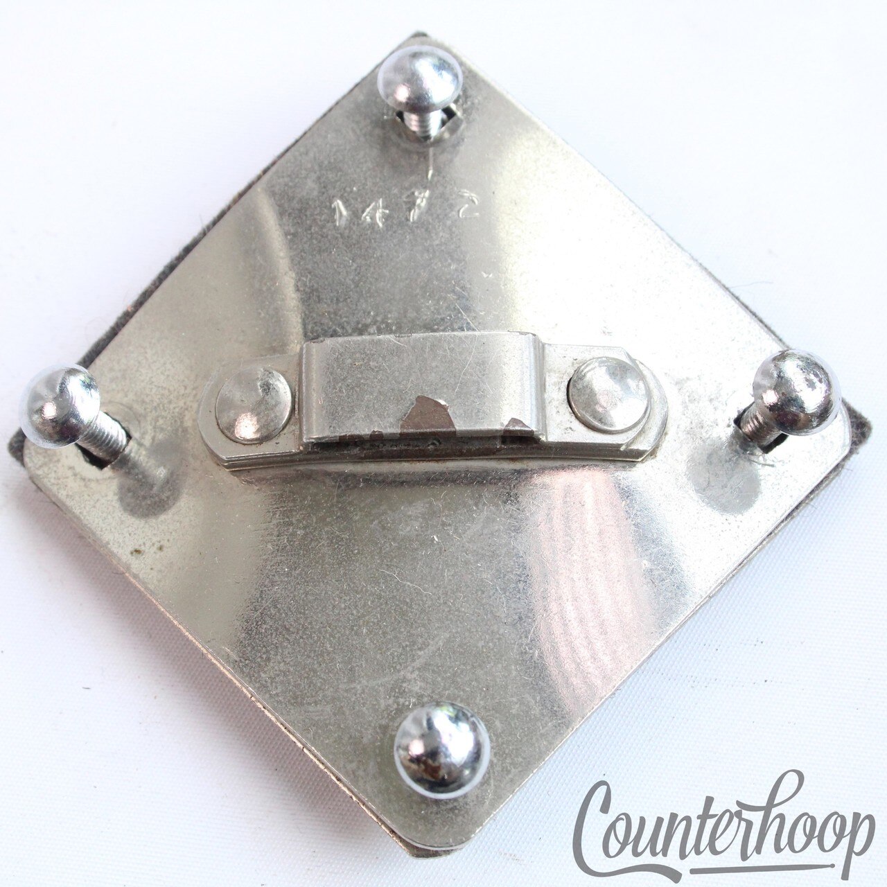 Gretsch Diamond Tom Drum Mount Nickel Felt+Metal Plate Vintage 40s Broadkaster* — main photograph