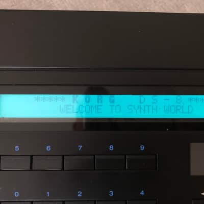 Korg DS8 DS-8 Vintage FM Synthesizer w/case and pedal 1987 Black image 5