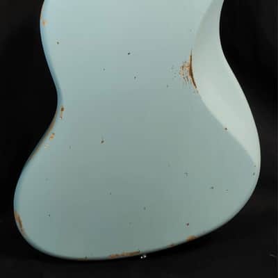 LsL Instruments Placerita, JM Style Offset Ash Body, 5A Maple Neck w/Rosewood FB, Sonic Blue, HSC image 15