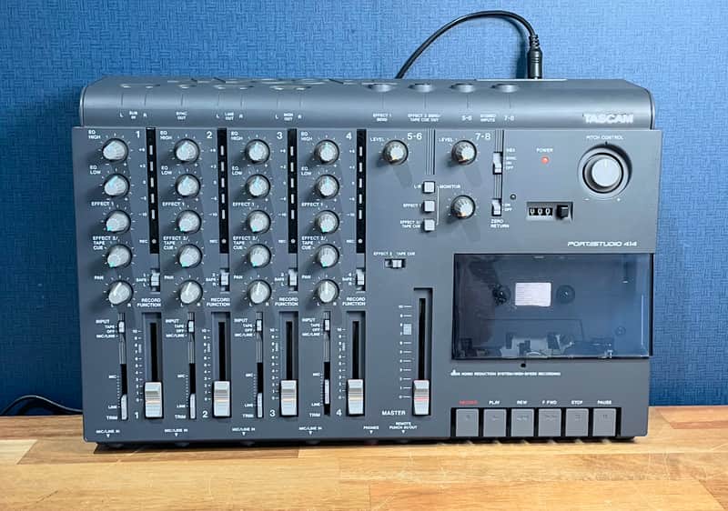TASCAM Portastudio 414 4-Track Cassette Recorder - Gray image 1