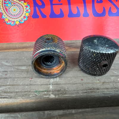 Real Life Relics Aged Nickel Barrel Knobs Set Screw (Set of 2)   [CB9] image 3