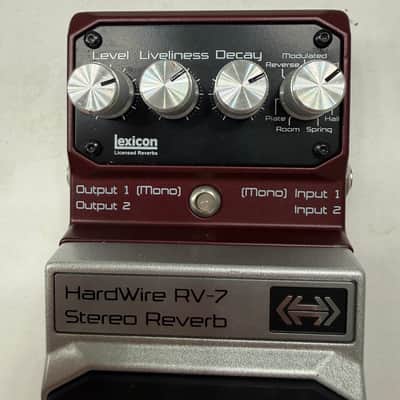 Digitech RV-7 Hardwire Stereo Reverb Digital Lexicon Guitar Effect Pedal image 2