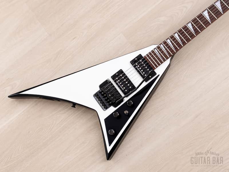 2000 Jackson Stars Randy Rhoads RR-J2 White Neck Through Flying V