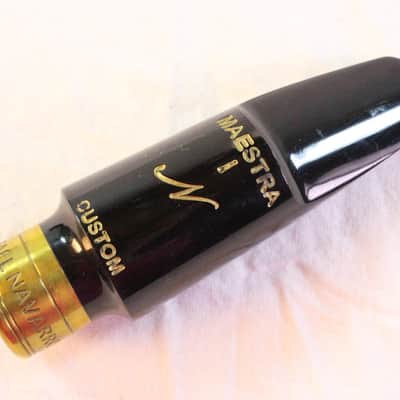 Rafael Navarro MAESTRA 7* Black Rubber Tenor Saxophone Mouthpiece NEW OLD STOCK image 5