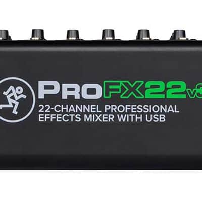 Mackie ProFX22v3 22-Channel 4-Bus Pro Effects Mixer w/USB+Se Electronics Mic image 8