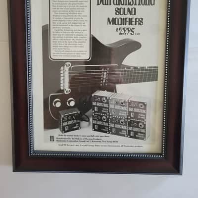 1976 Dan Armstrong Promotional Ad Framed Dan Armstrong Pedals Original