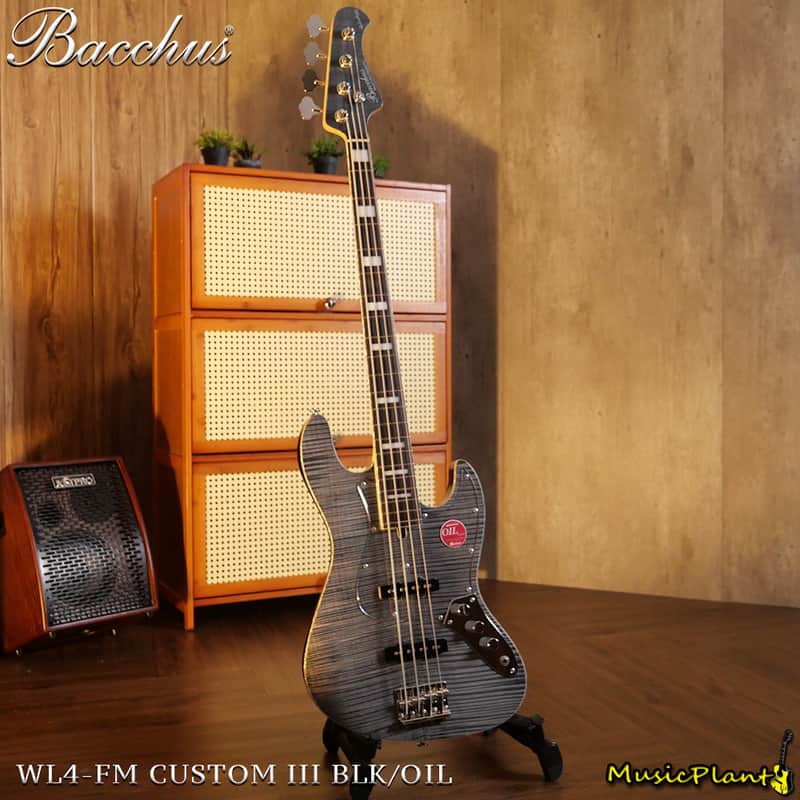 ベース Bacchus WL4-FM CUSTOM III BLK/OIL Bacchus WL4-FM CUSTOM III BLK/OIL | Reverb Canada