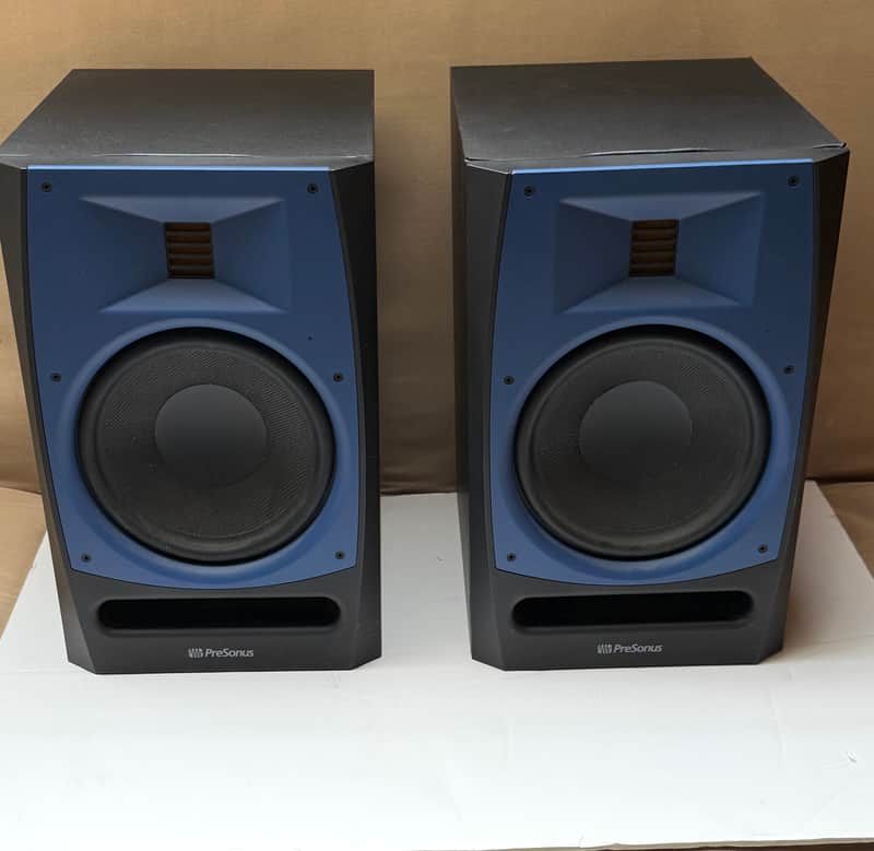 PreSonus R80 Active AMT Studio Monitors (Pair) 2015 - Present - Blue image 1