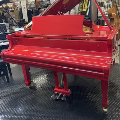 SCHULZE POLLMANN PIANOFORTE A MEZZA CODA S160 ROSSO image 10
