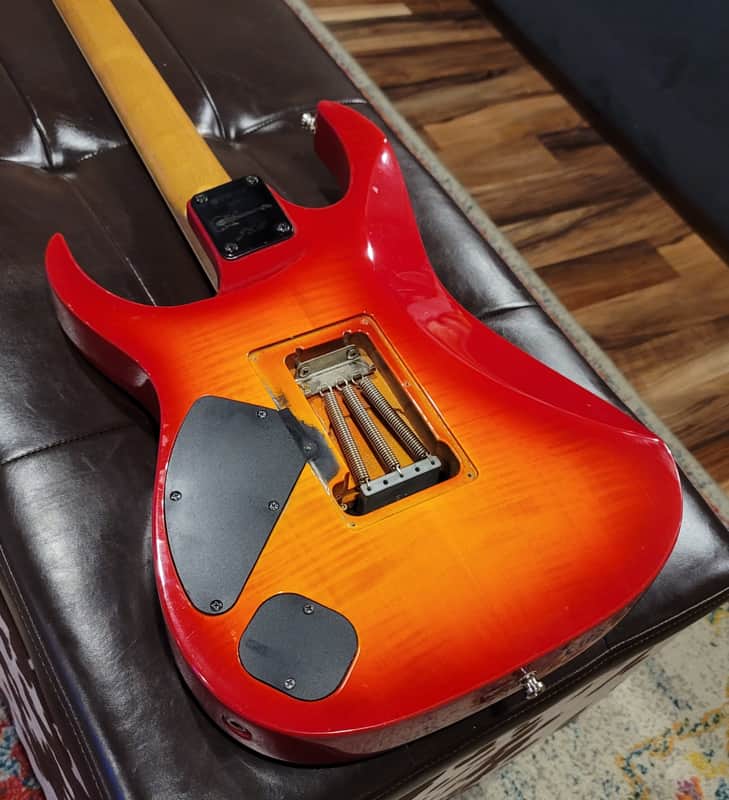 1990 Ibanez RG770FM - Wizard Neck - Edge Tremolo - MIJ Japan | Reverb