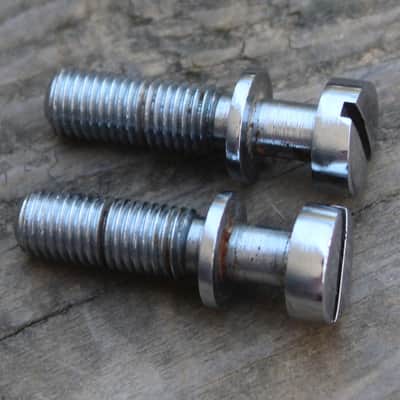 Vintage 1960's Gibson Tailpiece Studs Chrome Les Paul SG ES 1969 1971 1973 1970's image 5
