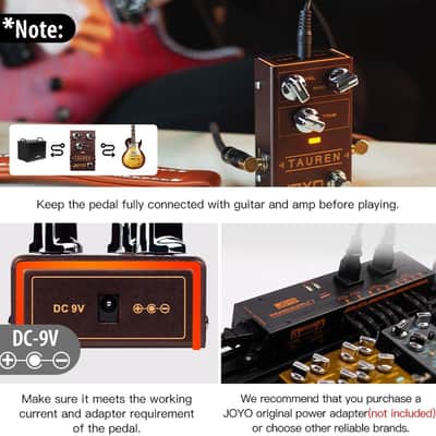 JOYO Tauren R-01 Overdrive Distortion Pedal R Series High Gain OD Clean Boost to Dist for Electric Guitar Effect (Price includes the import duty for US buyer) image 5