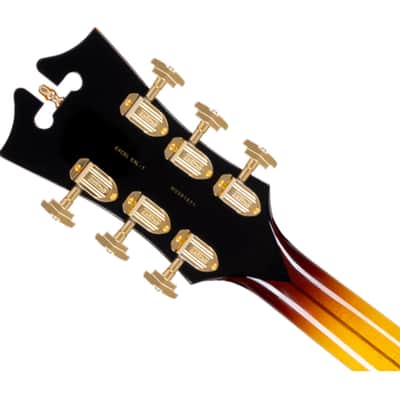 D'Angelico Excel EXL-1 Hollow Body Guitar - Dark Iced Tea Burst - Open Box image 5