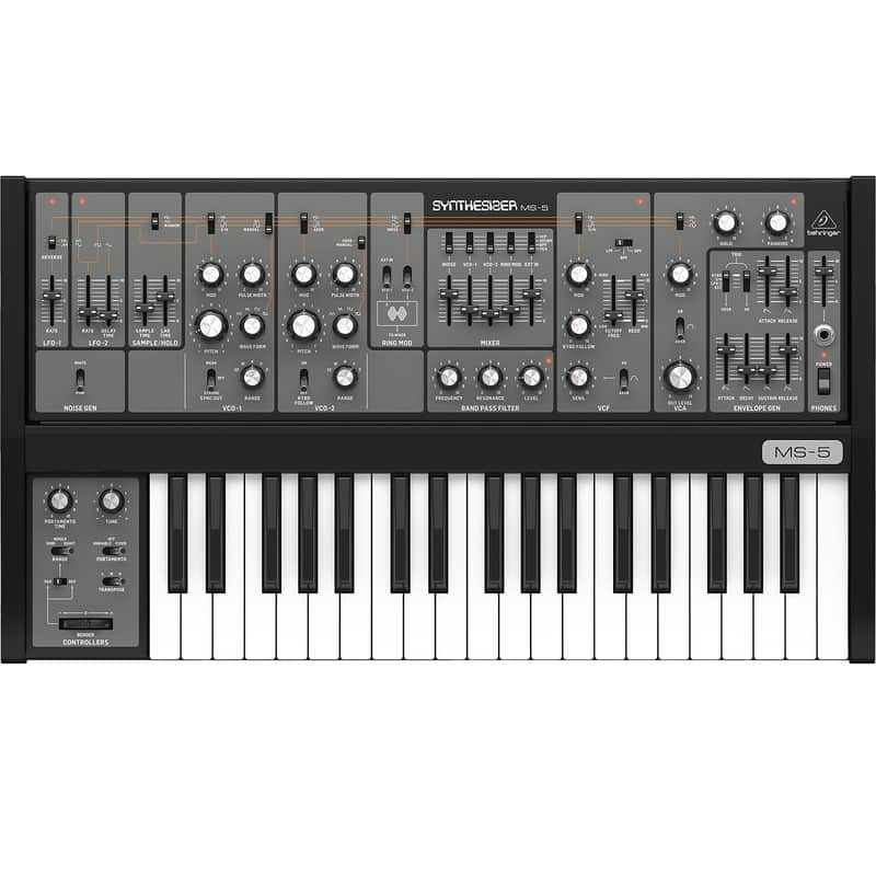 未使用品！Behringer MS-5 アナログシンセサイザー Behringer MS-5 37-Key 2-Voice Synthesizer | Reverb
