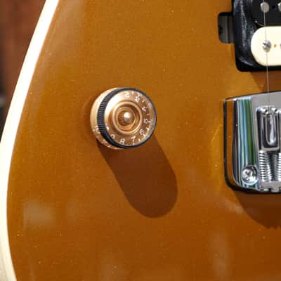 Schecter DIAMOND SERIES KM-7 MkIII Artist Keith Merrow Gold Top Left Handed 7-String w/ Molded Hard Case image 6