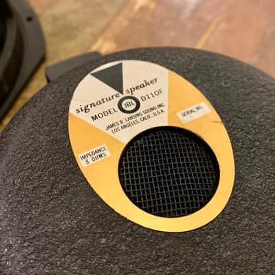 PAIR! - JBL D110f fender guitar loudspeakers 1960’s Orange 10” 8 ohm d110 image 4