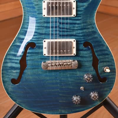 PRS Paul Reed Smith Hollowbody II Piezo Pattern 85/15LT Aquamarine image 12