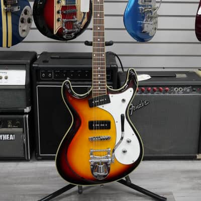 Eastwood Sidejack Sunburst Burns Tremolo w/ Soft Case image 5