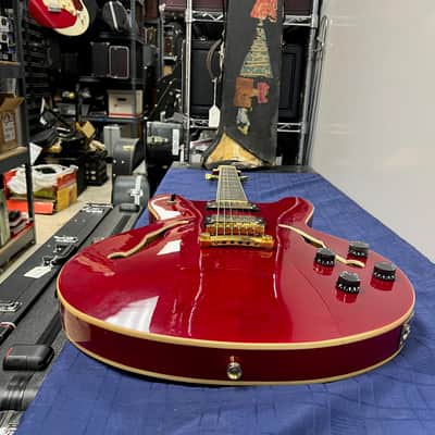 Used Peavey JF-1 Hollowbody Electric Guitar Transparent Red image 25