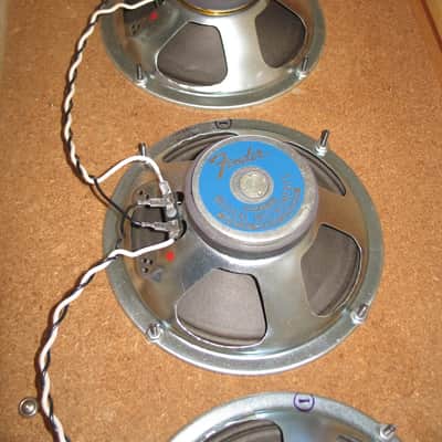 Pair 1960s Fender Sound Column 4-8 Speakers (for PA100) image 11
