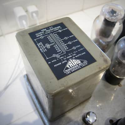 Western Electric Tube Mono Power Amp (2) 6L6's Circa-1950s-Chrome Chassis image 6