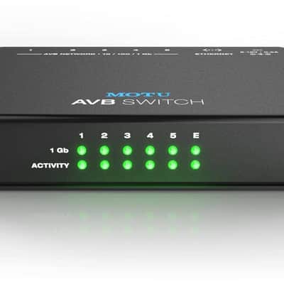 MOTU AVB-SWITCH 5-Port AVB Ethernet Switch | Reverb
