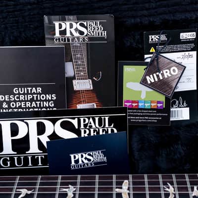 2023 Paul Reed Smith Core Custom 24 Piezo 10 Top Charcoal Cherry Burst w/ Case, Tags image 14