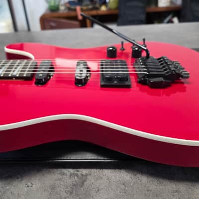 Jackson Custom Shop Telecaster 1987 Ferrari Red HSS Made in USA Vintage American San Dimas pre-Fender 80s Guitar KAHLER KILLER Floyd Rose image 11
